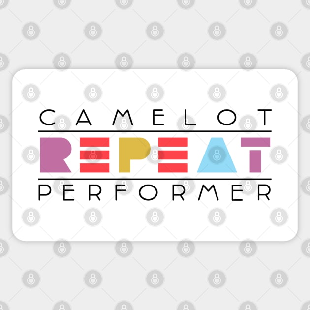 Camelot Music Repeat Performer Sticker by Turboglyde